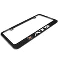 thumbnail image 3 of Cadillac ATS Logo in Full-Color Black Metal License Plate Frame, 3 of 7