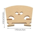 thumbnail image 4 of 10PCS Type Maple Violin Bridge For 1/8 & 1/4 1/2 3/4 4/4 Bridges Parts Stringed Instruments, 4 of 9