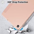 thumbnail image 3 of Funda ZtoTopCases para Samsung Galaxy Tab S6 Lite 10.4, color oro rosa, 3 of 8