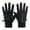 Z122a-Black, variant on MIASHUI Couple's Winter Outdoor Knit Gloves, Solid Color Touchscreen Gloves for Men and Women, Cold Weather Warmth Yellow