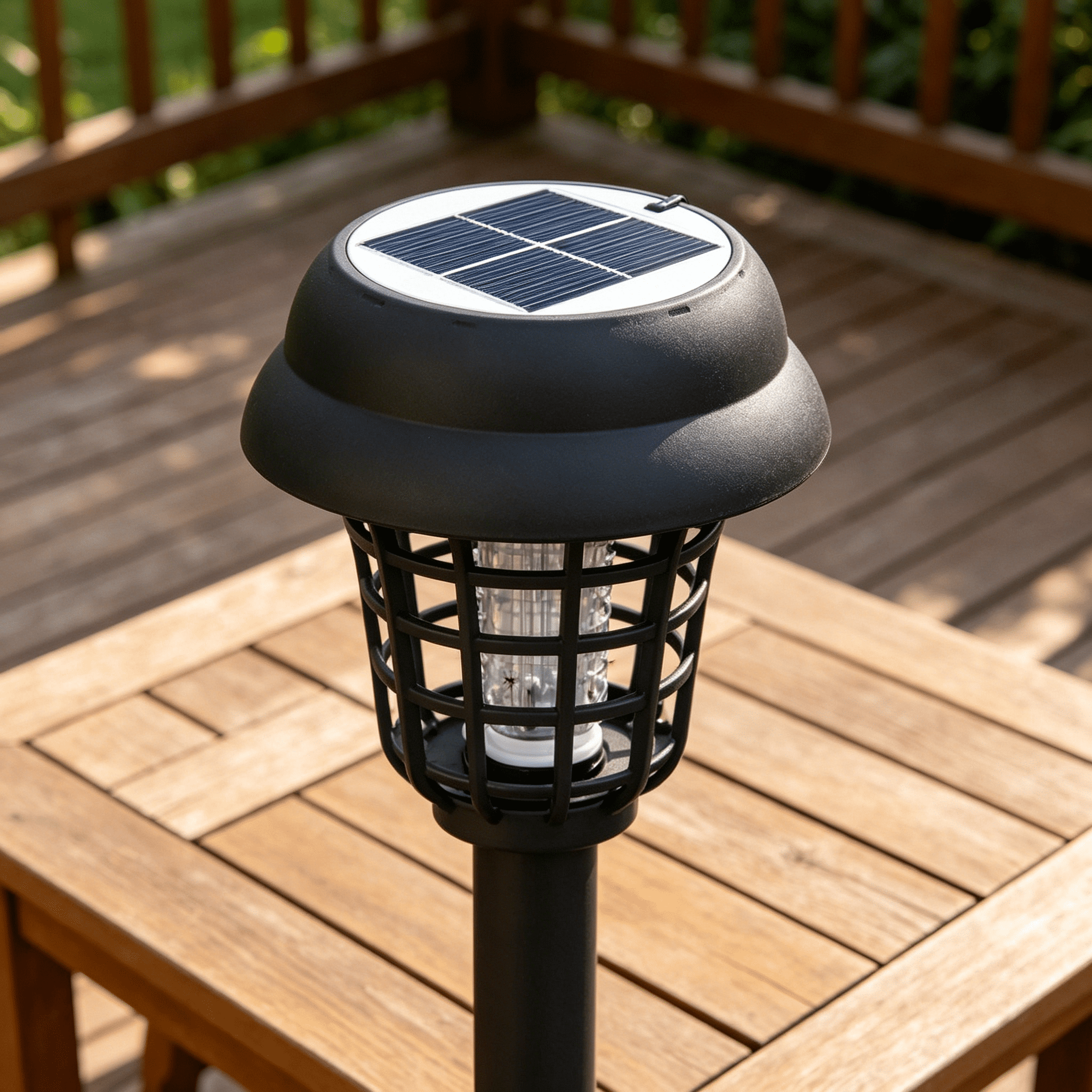 HIBIBUD 2026 New 4Pcs Solar Powered Bug Zapper Led Mosquito Killer Light Insect Pest Killer Lamp for Indoor Outdoor Use