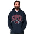 thumbnail image 5 of Super 52 Champion Sports Football Hoodie Sweatshirt Women Men Brisco Brands X, 5 of 6