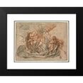thumbnail image 2 of Antoine Coypel 18x14 Black Modern Framed Museum Art Print Titled - Orpheus on the River Styx, 2 of 5