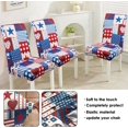 thumbnail image 5 of Dining Room Independence Day Chair Covers Set of 4,4th of July Plaid Stitching Dining Chair Cover,Elastic Removable and Washable Dining Chair Cover,Suitable for 4th of July Kitchen Dining Room Decor, 5 of 6