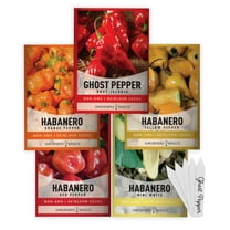 Hot Pepper Seeds For Planting | 5 Variety Pack