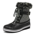 thumbnail image 1 of Dream Pairs Botas de nieve de invierno impermeables a media pantorrilla para mujer RIVER_3 Dream Pairs RIVER_3, 1 of 6