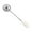White, variant on Hot Sale! Yiteos Kitchen Drain Rack, One-Face Stainless Steel Duster Strainer One-Handed Operation Spring Sticks Sugar Flour Spice Baking Tool, 1X Stainless Steel Powder Sprinkler Strainer