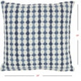 thumbnail image 5 of Blue and Ivory Gingham Pattern Throw Pillow, 5 of 5