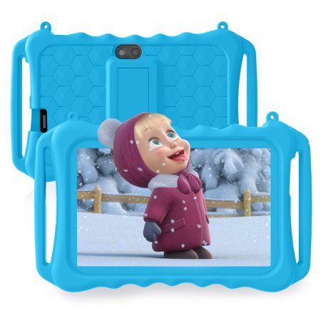 Android 11 Tablet for Kids 7inch 32GB Google Play Kids Tablet iWawa APP Pre-Loaded Learning Educational with Kids-Proof Case Netflix Youtube