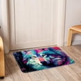thumbnail image 6 of Wolf Polyester Non-Slip Indoor Rugs Chair Mat Floor Carpet Machine Washable, 6 of 6