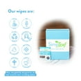 thumbnail image 3 of Simpleaf Unscented Flushable Single Pack Wet Wipes | Eco- Friendly, Paraben & Alcohol Free | Hypoallergenic & Safe for Sensitive Skin | Travel Size | 60 Count, 3 of 14