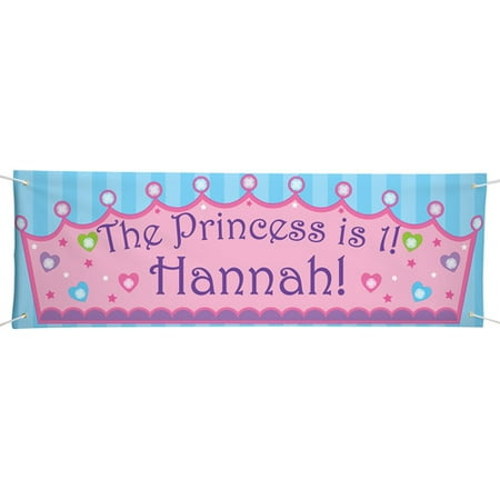 Personalized Oversized Birthday Banner, Princess