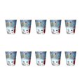 thumbnail image 2 of Blue Christmas Theme Paper Plate Decoration Disposable Stamping Paper Cups Paper Plate Set of 10Pcs, 2 of 7