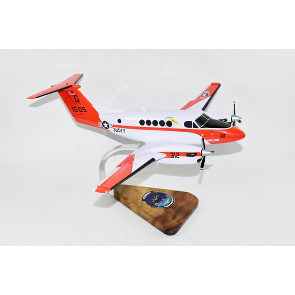 Beechcraft® TC-12 Huron, VT-35 Stingrays, 1/36 Mahogany Scale Model