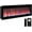 50 Inch, variant on Sunvasagoo Smart WiFi Electric Fireplace Wall Mount/Recessed, Alexa Voice Control, 12 Flame Colors, Remote, 750W/1500W Heater, Black