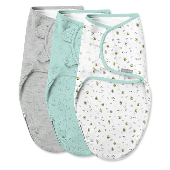 SwaddleMe by Ingenuity Easy Change Swaddle - Little Bees