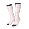 thumbnail image 2 of Bingfone Compression Socks for Women and Men Long Socks for Running Athletic Cycling Nurse-Rainboe And Rabbit, 2 of 8