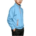 thumbnail image 5 of YOUYEDIAN Boys Half Zip Sweatshirt Kids Casual Long Sleeve Mock Neck Pullover Hoodie with Pockets, 5 of 5