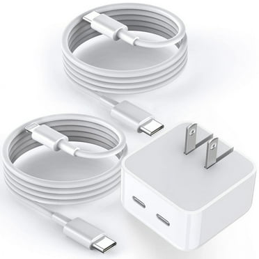 Afflux iPhone 15 Charger, 40W Dual USB C Wall Charger Block with 3ft USB C to C Fast Charging Cord and USB Type C to 8-Pin Compatible with iPhone 15 Pro/15 Pro Max/15 Plus, 14/13/12/11 Pro Max X XR 8