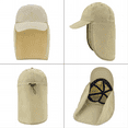 thumbnail image 7 of EINSKEY Baseball Cap with Neck Flap for Men, Waterproof Packable Sun Hat with Neck Cover (Khaki), 7 of 7