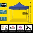 thumbnail image 2 of TentandTable Instant Beach Outdoor Canopy Pop Up Tent, Blue, 10 ft x 10 ft, 2 of 7