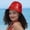 Watermelon Red, variant on HNMKIU Reversible Metallic Fisherman Sun Hat for Outdoor Travel and Street Style Fashion Silver,One Size