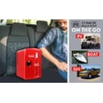thumbnail image 4 of Coca-Cola Mini Fridge 4L 6 Can, Red Portable Beverage Cooler with AC/DC Car Adapter for Travel, Bedroom, Office, Dorm, 4 of 20