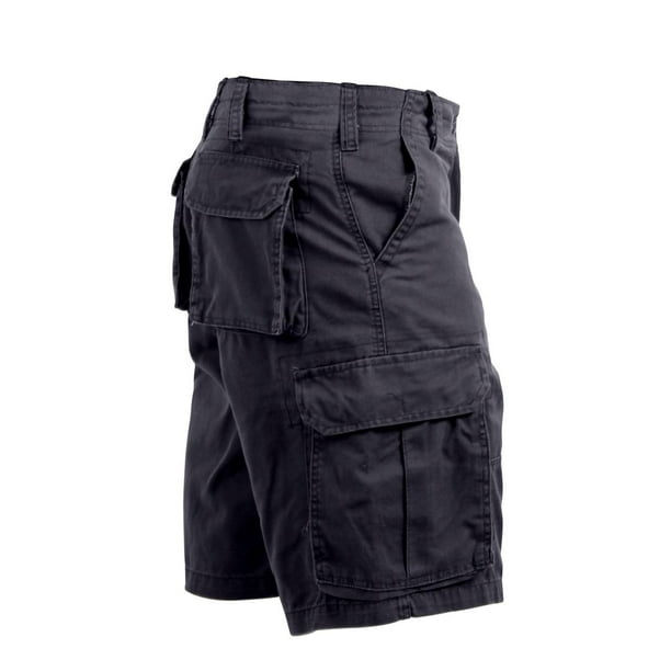Rothco - Rothco Vintage Solid Paratrooper Cargo Shorts, Black, 3XL ...