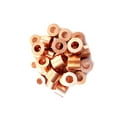 thumbnail image 1 of Copper Swage Stop for 3/64" Wire Rope Cable - Copper Cable Stop Sleeve for 3/64 Inch Wire Rope Swage Clip Copper Cable Crimp Sleeves Cable Stops 3/64" Copper Swage Sleeves, 1 of 3