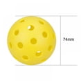 thumbnail image 3 of 5 Pack Premium 40 Holes Outdoor Pickleball Balls, Durable Ball with Nice Bounce, High Visibility for Outdoor & Indoor Courts, 3 of 6