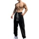 thumbnail image 1 of Pantalones largos para hombre, pantalones casuales con cordones elásticos, pantalones deportivos para hombre, 1 of 3