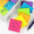 thumbnail image 7 of Wiomeask Multicolor Lined Square Sticky Notes, 3" x 3", 6 Pads, 600 Count, 6 Pack, 7 of 7
