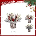 thumbnail image 3 of Christmas Table Decorations 11.8 Inch Christmas Centerpiece Small Potted Christmas Tree Include /Berry/Pinecone Xmas Artificial Plants For Tables Home Mantel Holiday, 3 of 9
