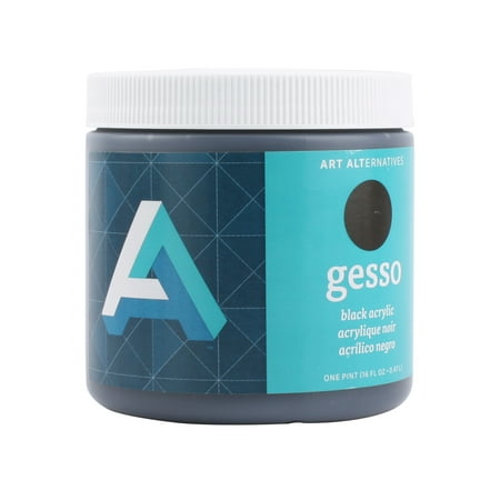 UPC: 0082435901169 | Art Alternatives Black Gesso  Pint