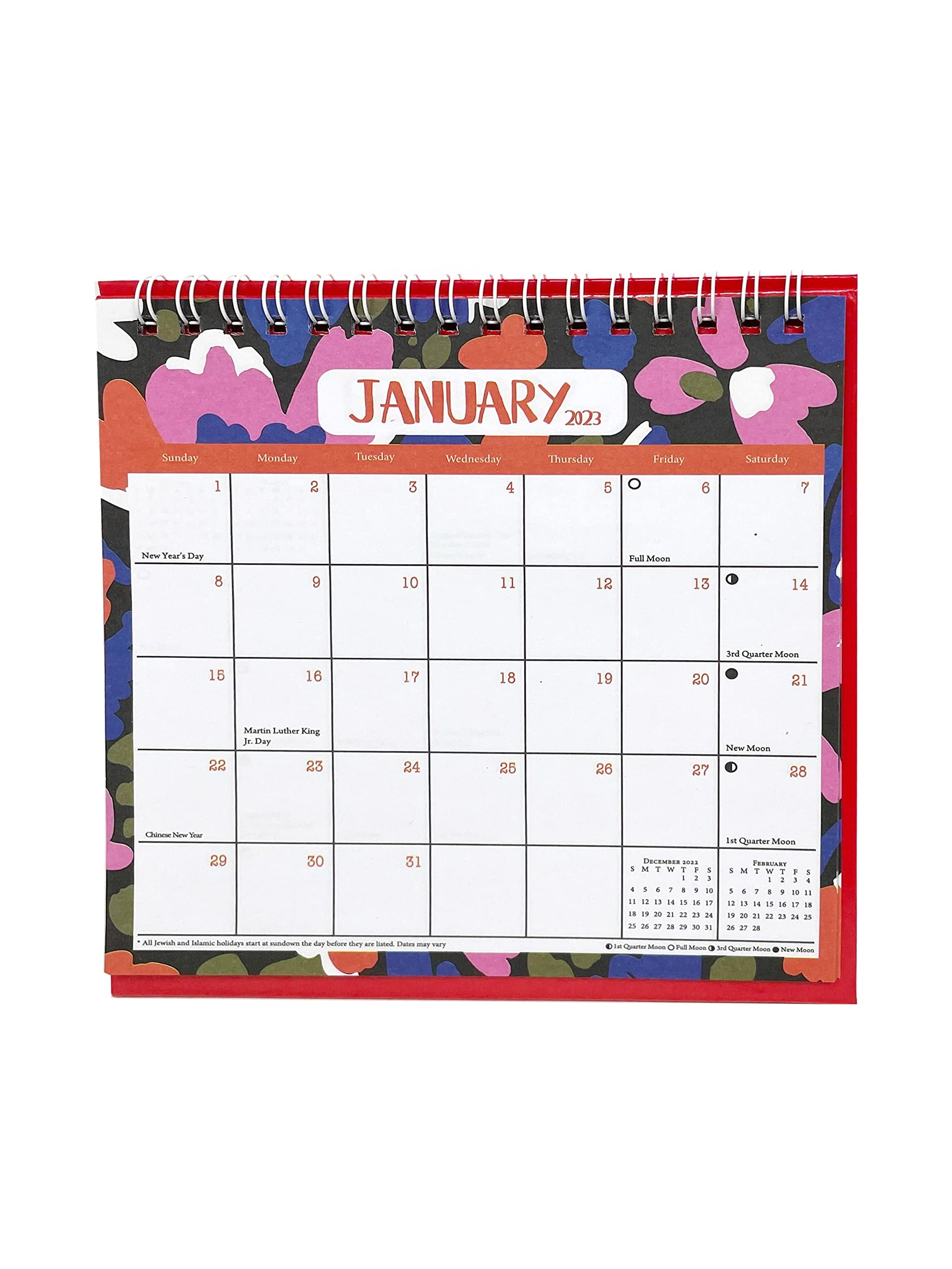2023 Desk Calendar, Small Desk Calendar, Desk Top Calendar, 2023