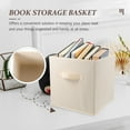 thumbnail image 4 of LIFKOME 2Pcs Wardrobe Packing Boxes Hardboard Foldable for College Students Bathroom, 4 of 8