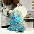 thumbnail image 6 of Dreamtimes Beautiful Peacocks Kitchen Towel, Dish Towels Quick Drying Tea Towels Absorbent Hand Towels for Kitchen Sink Dinner Table 28 x 18 Inches, Set of 6, 6 of 7