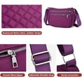 thumbnail image 5 of Ladies Casual Quilted Crossbody Waterproof Shoulder Bag Lightweight Pocket Book, 5 of 7