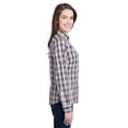 thumbnail image 3 of Ladies' Mulligan Check Long-Sleeve Cotton Shirt, 3 of 3