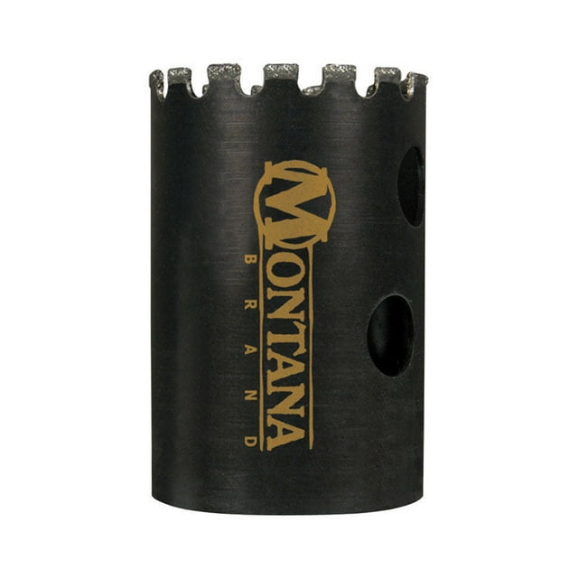 Sierra perforadora de la marca Montana con punta de carburo de 3,2 cm de diámetro