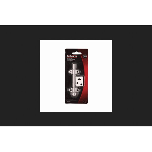 Prosource 4896270 4 in. Surface Bolt Steel, Satin Chrome Plated