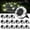 Cool White, variant on Mini Solar Ground Lights Outdoor IP65 Waterproof Solar Flat Garden Light Solor Powered Disc Pathway Lights for Outside Walkway Yard Landscape Patio Lawn Driveway