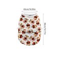 thumbnail image 3 of Thanksgiving Day Dog Shirts, Fall Pumpkin Turkey Tank Tops for Small Medium Dogs, Vests for Cats Puppies (White, X-Large), 3 of 7