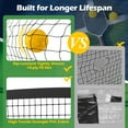 thumbnail image 6 of Costway Portable Pickleball Net 22 FT Regulation Size Pickle Ball Net System for Outdoor, 6 of 10