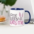 thumbnail image 3 of CafePress - Some Bunny Loves Me Mug - 11 oz Ceramic Mug - Novelty Coffee Tea Cup, 3 of 4