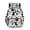 Black Paw Prints on White, variant on Whosucclay Tie Dye Kids Backpack for Girls Boys, Lightweight Adjustable Straps Elementary School High School Side Pockets Book Bag for Travel Daily Use Hiking