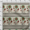 thumbnail image 3 of oneOone Rayon Light Brown Fabric Maxican Floral Fabric For Sewing Printed Craft Fabric By The Yard 56 Inch Wide, 3 of 4