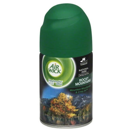 Air Wick National Park Rocky Mountains Freshmatic Ultra Automatic Air Freshener Spray Refill, 6.17 Oz.