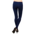 thumbnail image 3 of Vivian's Fashions Extra Long Leggings - Cotton, Misses Size (Navy, M), 3 of 3
