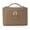 Khaki, variant on Brown Leather Travel Makeup Vanity Case Portable Organizer
